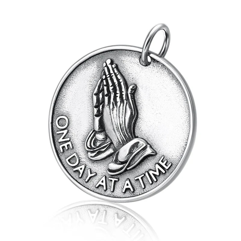 Collana Etichetta Cane Serenity Prayer Personalizza Acciaio Inox - Foto 4