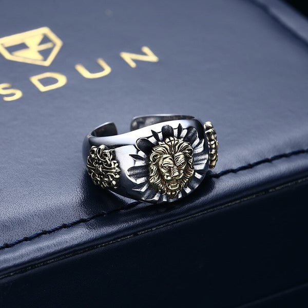 King of the Beasts Lion Ring