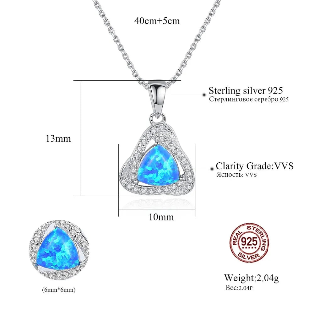 Trinity Opal Necklace