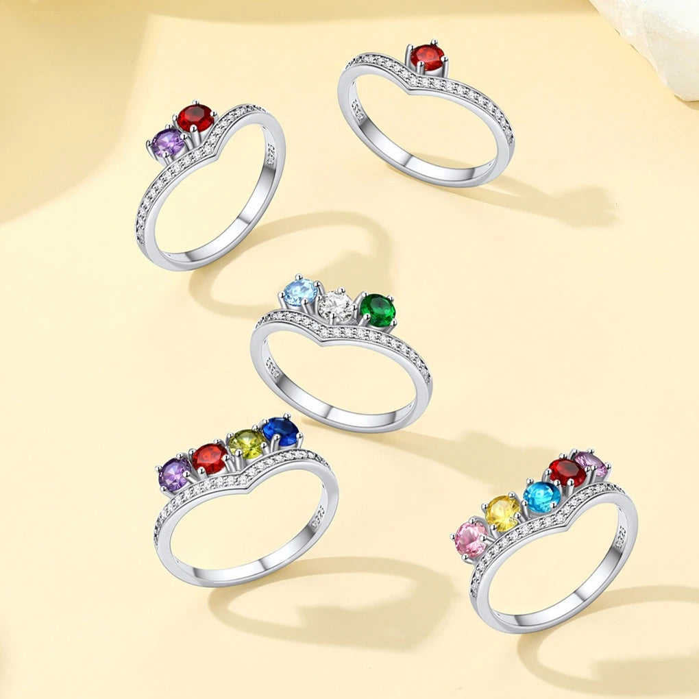 Custom Birthstones Ring