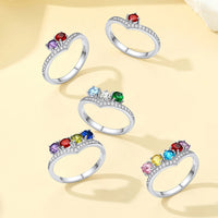 Custom Birthstones Ring