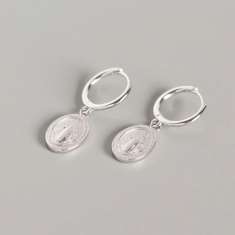 Miraculous Medal Earrings Set