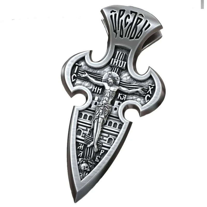 Large Calvary Crucifix Pendant