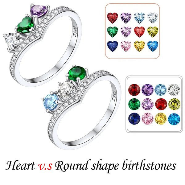 Custom Birthstones Ring
