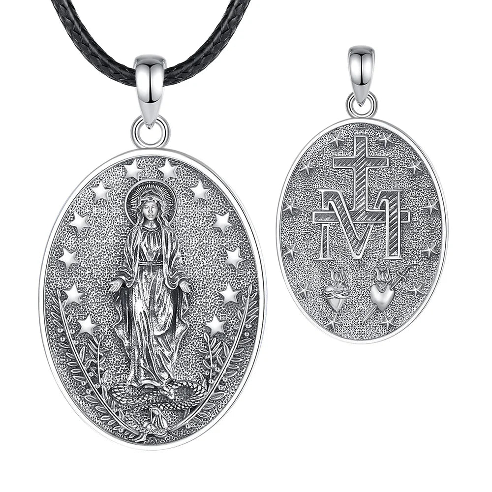 Vintage Silver Miraculous Medal