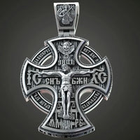 Large Holy Cross Medallion Pendant