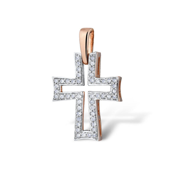Cross of Deliverance Diamond Pendant - Cornerstone Jewellery Necklace Christian Catholic Religous fine Jewelry