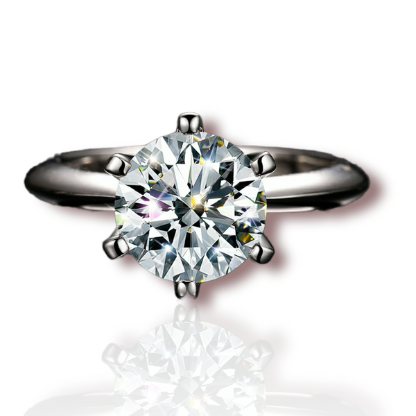 Beloved 6 Prong Solitaire Ring - Cornerstone Jewellery Rings Christian Catholic Religous fine Jewelry