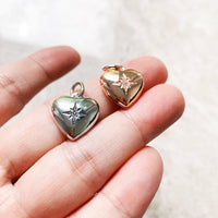 Heart Star Locket - Cornerstone Jewellery Christian Catholic Religous fine Jewelry