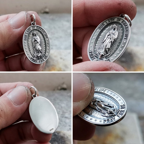 Our Lady of Guadalupe Pendant - Cornerstone Jewellery Small Pendt Only 0 Christian Catholic Religous fine Jewelry