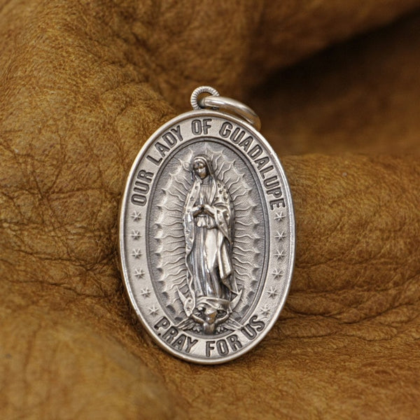 Our Lady of Guadalupe Pendant - Cornerstone Jewellery Large Pendt Only 0 Christian Catholic Religous fine Jewelry