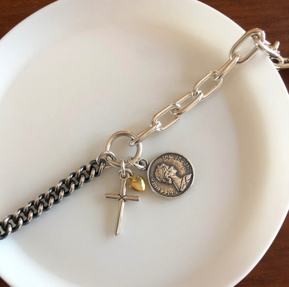 Queen Elizabeth II Charm Bracelet - Cornerstone Jewellery Bracelet Christian Catholic Religous fine Jewelry
