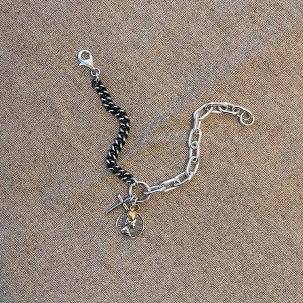 Queen Elizabeth II Charm Bracelet - Cornerstone Jewellery Default Title Bracelet Christian Catholic Religous fine Jewelry
