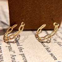 Chain Breaker Hooplets - Cornerstone Jewellery Earrings Christian Catholic Religous fine Jewelry