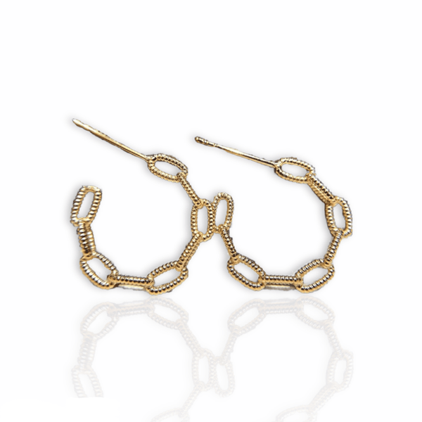 Chain Breaker Hooplets - Cornerstone Jewellery Earrings Christian Catholic Religous fine Jewelry
