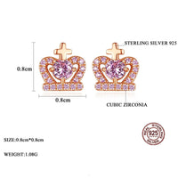 Royal Priesthood Pave Studs - Cornerstone Jewellery Earrings Christian Catholic Religous fine Jewelry
