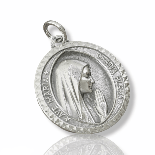 Ave Maria Pendant - Cornerstone Jewellery Necklace Christian Catholic Religous fine Jewelry