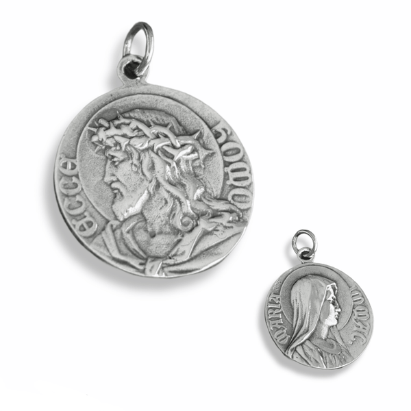 Behold the Man Silver Pendant - Cornerstone Jewellery Necklace Christian Catholic Religous fine Jewelry