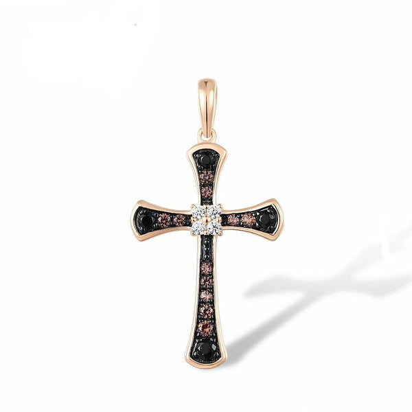 Cross of Eternity Pendant - Cornerstone Jewellery Necklace Christian Catholic Religous fine Jewelry