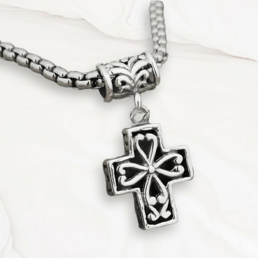 Chrome Hearts, Jewelry, Chrome Hearts Necklace Cross Necklace Rock  Necklace 925 Sliver Jewelry