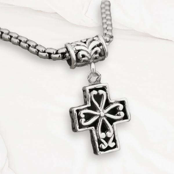 Cross of Hope Pendant Necklace - Cornerstone Jewellery Necklace Christian Catholic Religous fine Jewelry