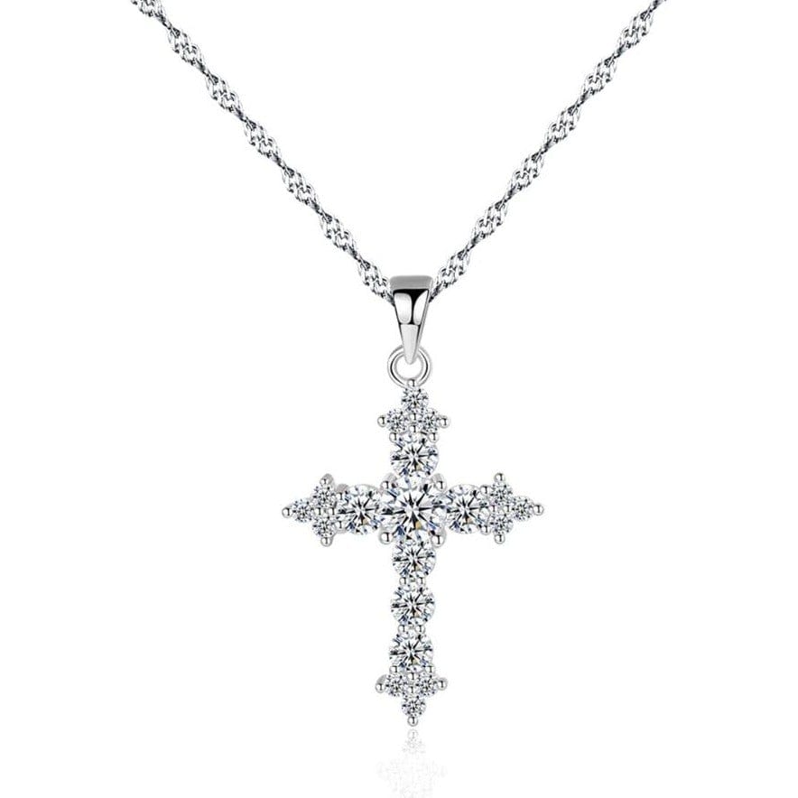Everlasting Cross Necklace - Cornerstone Jewellery Necklace Christian Catholic Religous fine Jewelry