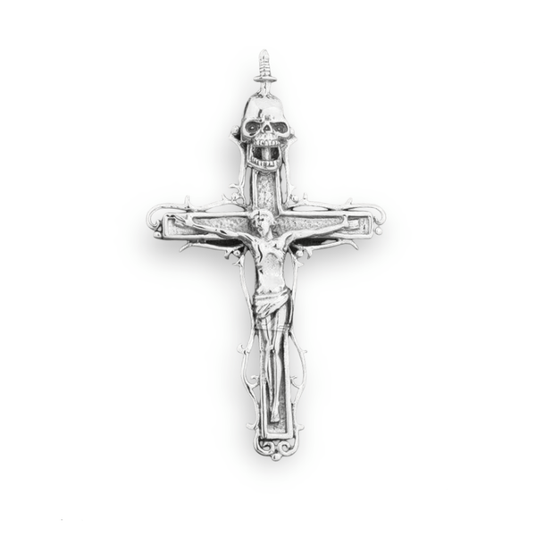 Resurrection Crucifix Pendant Necklace - Cornerstone Jewellery Pendant Only Necklace Christian Catholic Religous fine Jewelry