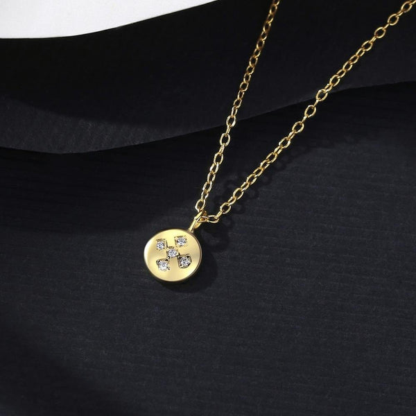 Petal Cross Necklace - Cornerstone Jewellery Necklace Christian Catholic Religous fine Jewelry