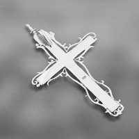 Resurrection Crucifix Pendant Necklace - Cornerstone Jewellery Necklace Christian Catholic Religous fine Jewelry