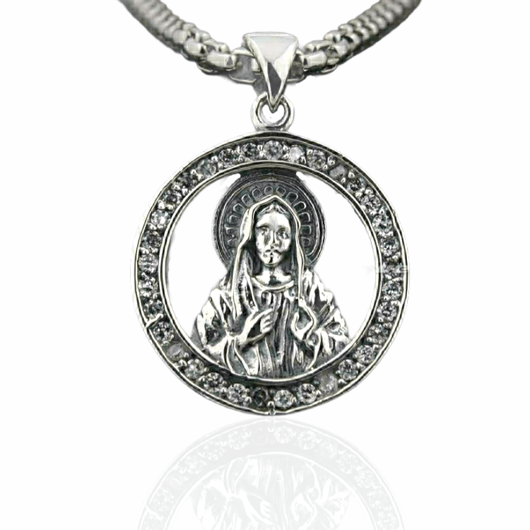 Dainty Virgin Mary Necklace - Shop Faithfully