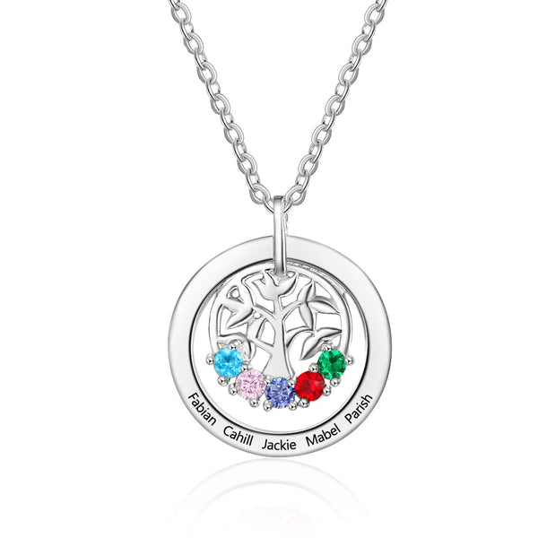 Family Tree Personalized Necklace - Cornerstone Jewellery Necklace Christian Catholic Religous fine Jewelry