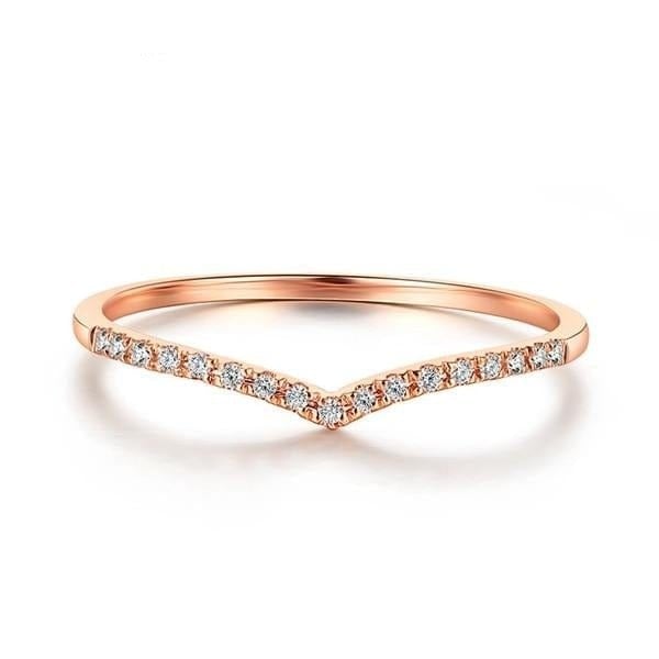 Diamond Victory Ring - Cornerstone Jewellery 11 / rose gold Rings Christian Catholic Religous fine Jewelry