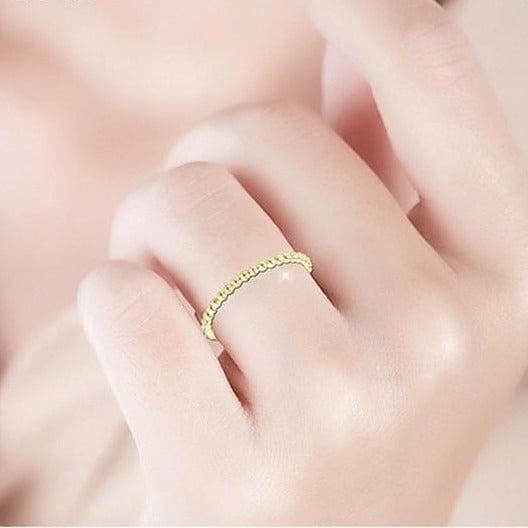 Gold Milgrain Ring - Cornerstone Jewellery Rings Christian Catholic Religous fine Jewelry