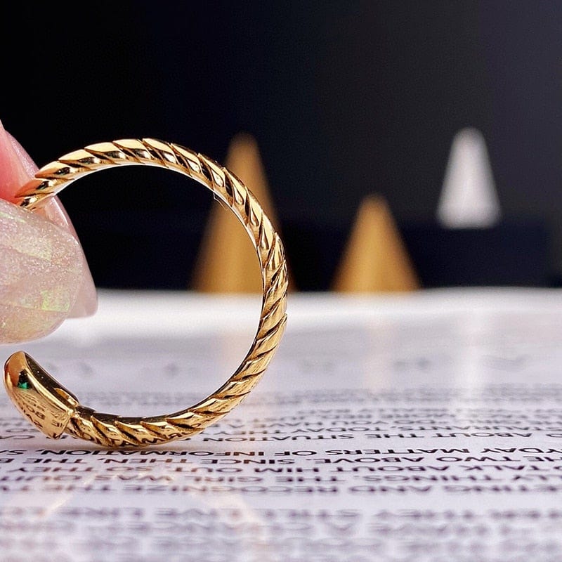 Trodden Serpent Ring - Cornerstone Jewellery Rings Christian Catholic Religous fine Jewelry