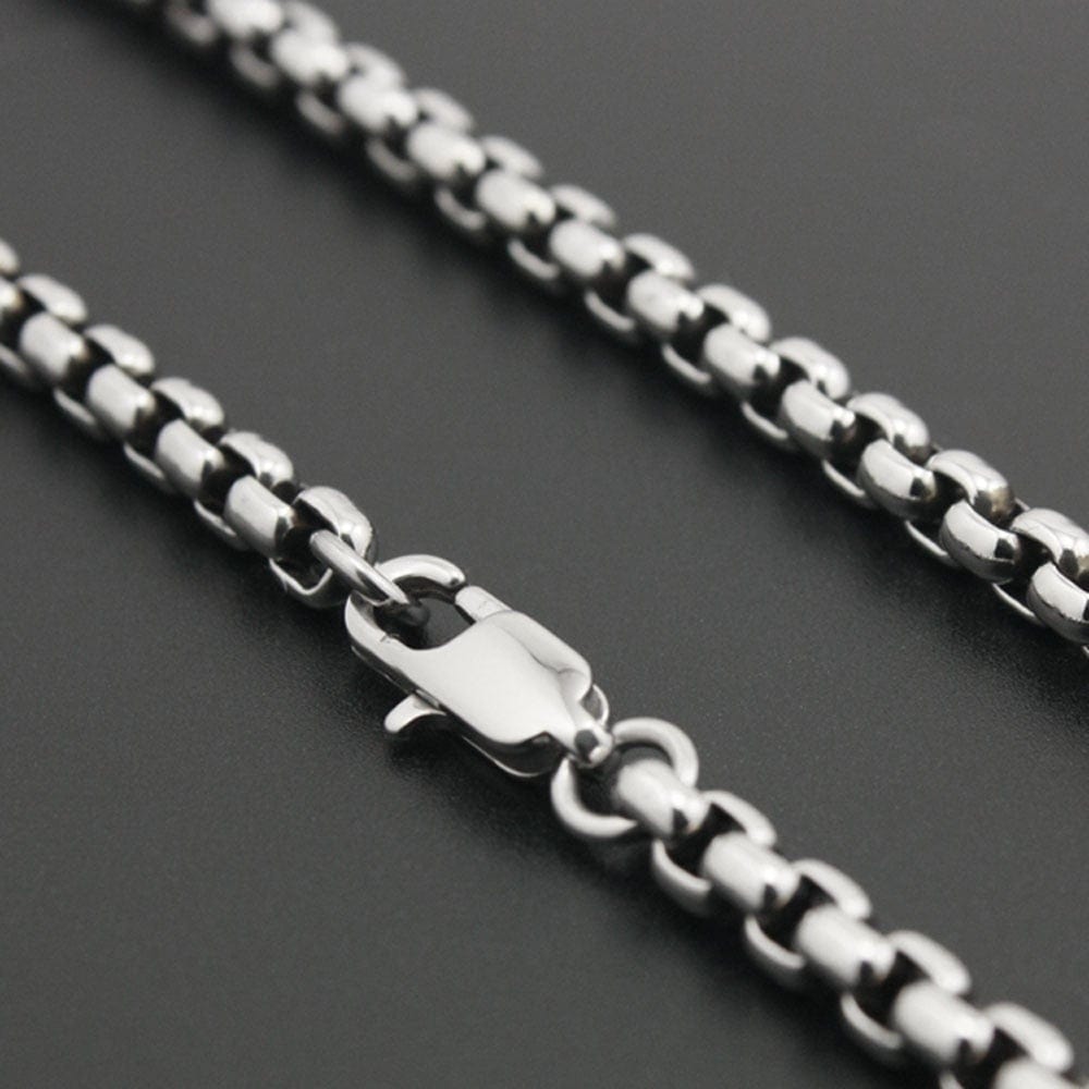 3pcs/set Long-lasting Stainless Steel Chains: Nk Chain, Rolo Chain, And  Stiletto Chain For Daily Layered Wear By Both Men And Women