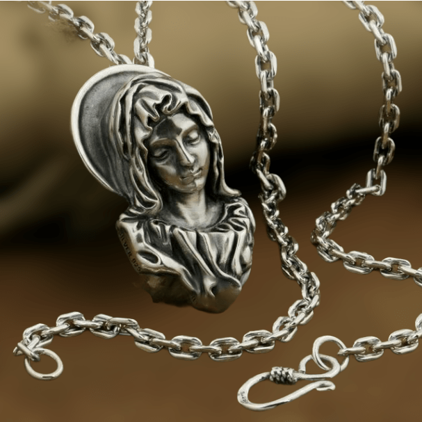 Blessed One Pendant Necklace - Cornerstone Jewellery with 24inch Silver N Christian Catholic Religous fine Jewelry